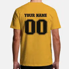 JERSE  WITH CUSTOM NAME